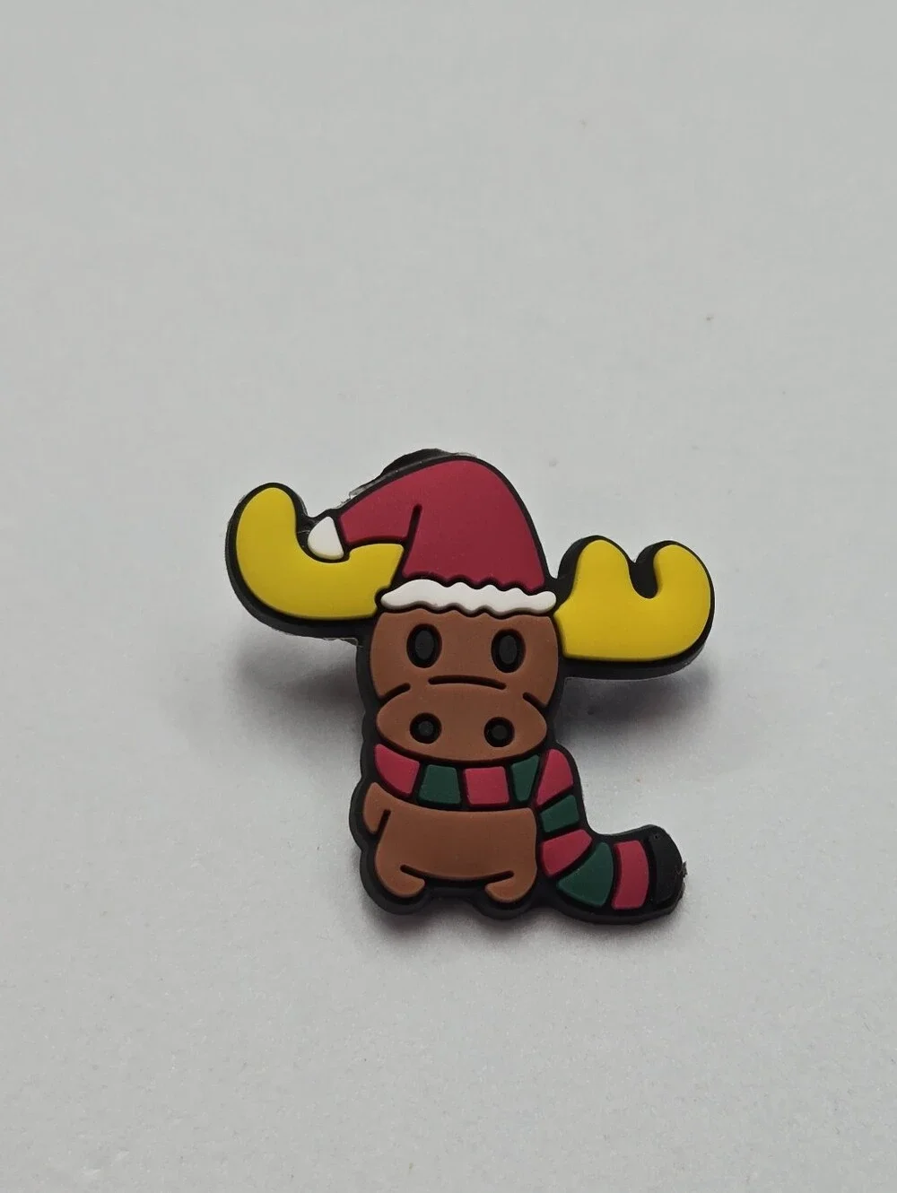 Christmas Moose Croc Shoe Charm Santa Hat Holiday Reindeer Rudolph Jibbitz Style